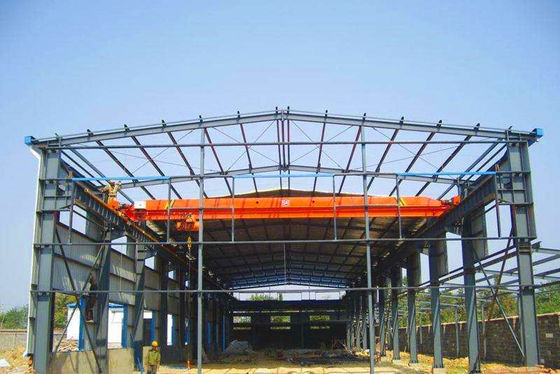 Construções de armação de aço industriais/construção resistente da oficina do metal